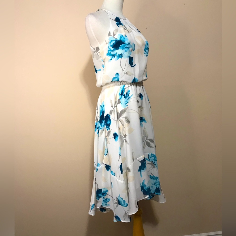 White House Black Market Women’s Floral Sleeveless Dress - Picture 4 of 7